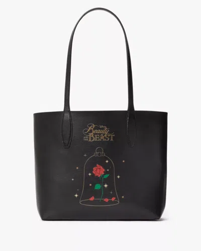 Kate Spade Outlet Disney X  Beauty And The Beast Small Tote In Black