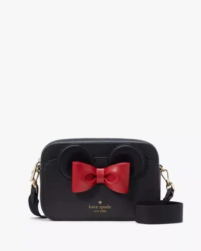 Kate Spade Outlet Disney X  Minnie Mouse Camera Bag In Black