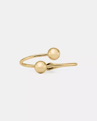 Kate Spade Outlet Dot Hinged Cuff In Gold