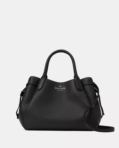 Kate Spade Outlet Dumpling Large Satchel Bag In Black