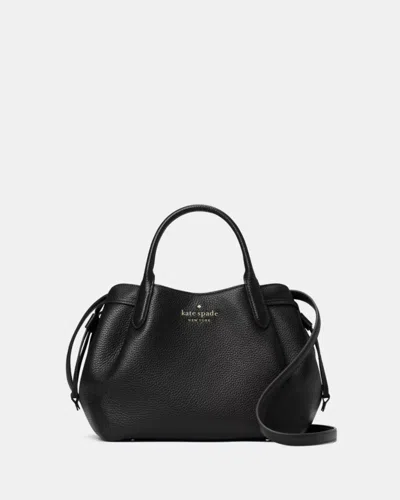 Kate Spade Outlet Dumpling Satchel Bag In Black