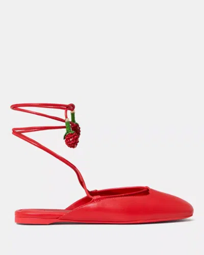 Kate Spade Outlet Eloise Ankle Wrap Mule Flat In Multi