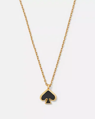 Kate Spade Outlet Everyday Spade Enamel Mini Pendant In Gold