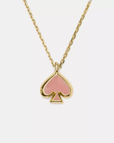 Kate Spade Outlet Everyday Spade Enamel Mini Pendant In Gold