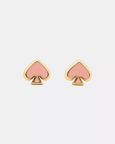 Kate Spade Outlet Everyday Spade Enamel Studs In Metallic