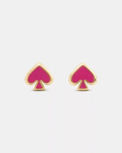 Kate Spade Outlet Everyday Spade Enamel Studs In Gold