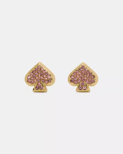 Kate Spade Outlet Everyday Spade Pave Studs In Gold