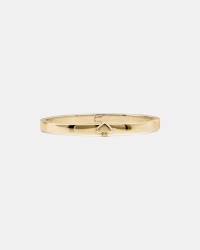 Kate Spade Outlet Everyday Spade Thin Metal Bangle In Gold