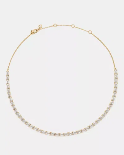 Kate Spade Outlet Glitz Tennis Necklace In Gold