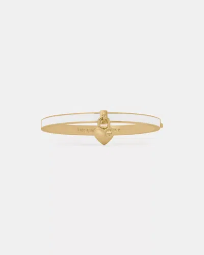 Kate Spade Outlet Heart And Spade Thin Bangle In Gold