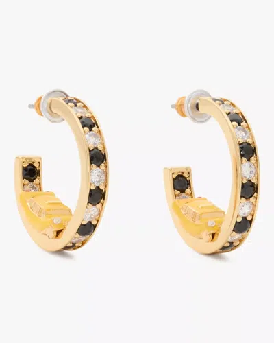 Kate Spade Outlet Hit The City Taxi Hoops In Gold