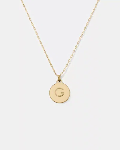 Kate Spade Outlet Initial G Mini Pendant In Gold