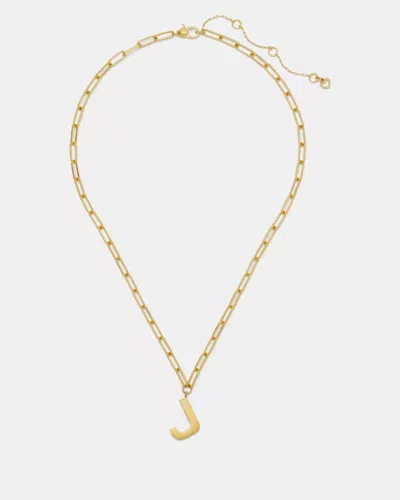 Kate Spade Outlet Initial This J Pendant In Gold
