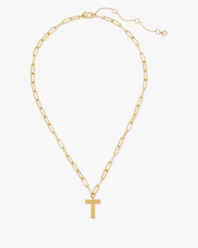 Kate Spade Outlet Initial This T Pendant In Gold