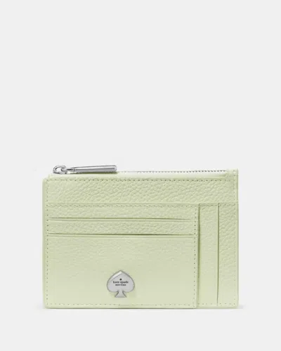 Kate Spade Outlet Kayla Large Slim Cardholder In Green