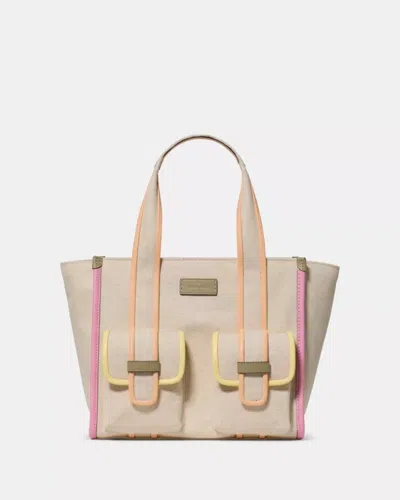 Kate Spade Outlet Kip Cargo Small Tote Bag In Rainbow
