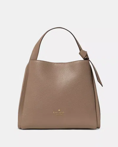 Kate Spade Outlet Knott Carryall Bag In Timeless Taupe