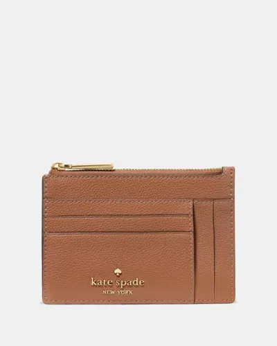 Kate Spade Outlet Large Slim Card Holder In Brown