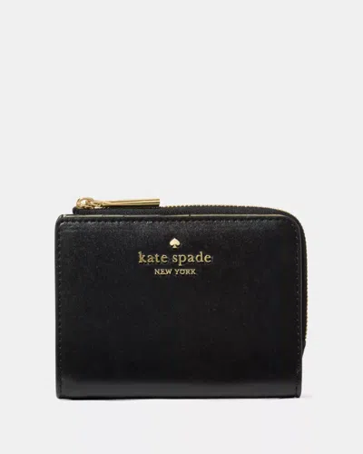 Kate Spade Outlet Madison Small L-zip Wallet In Black