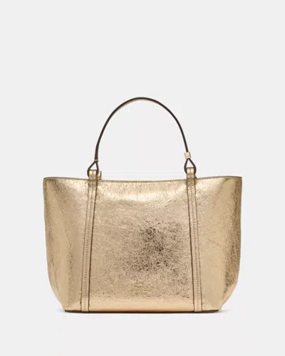 Kate Spade Outlet Marlowe Metallic Small Tote Bag In Gold