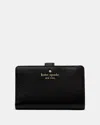 Kate Spade Outlet Medium Bifold Wallet In Black