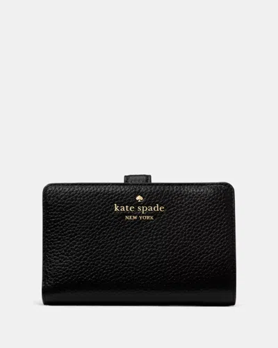 Kate Spade Outlet Medium Bifold Wallet In Black
