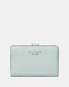 Kate Spade Outlet Medium Bifold Wallet In Blue