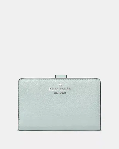 Kate Spade Outlet Medium Bifold Wallet In Blue