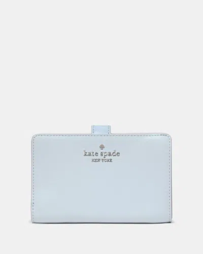 Kate Spade Outlet Medium Bifold Wallet In Blue