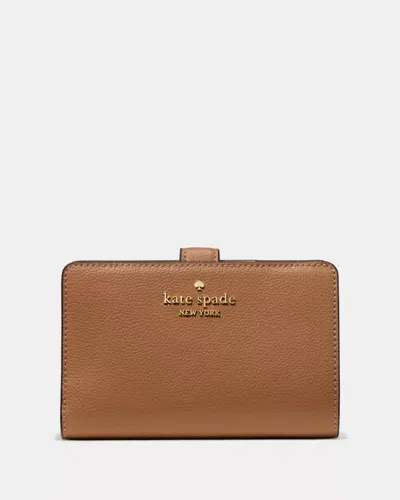 Kate Spade Outlet Medium Bifold Wallet In Brown