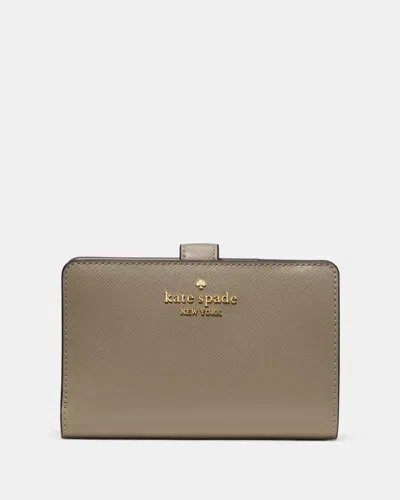 Kate Spade Outlet Medium Bifold Wallet In Brown