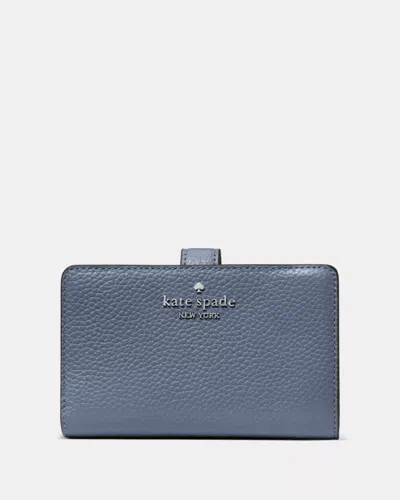 Kate Spade Outlet Medium Bifold Wallet In Gray