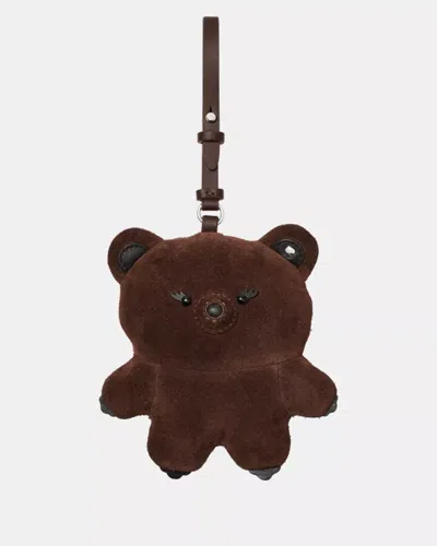 Kate Spade Outlet Monsters Teddi Bear Bag Charm In Brown