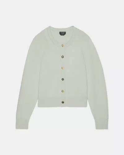 Kate Spade Outlet Novelty Button Nell Cardigan In Gray