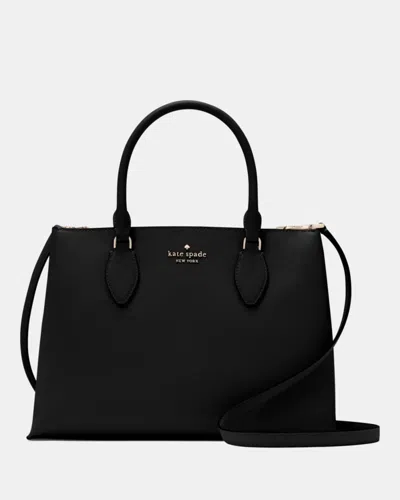 Kate Spade Outlet Rae Satchel Bag In Black