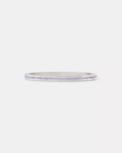 Kate Spade Outlet Ring It Up Pave Bangle In Metallic