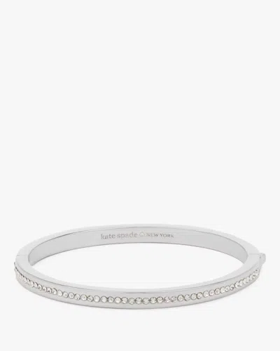 Kate Spade Outlet Ring It Up Pave Bangle In Gray