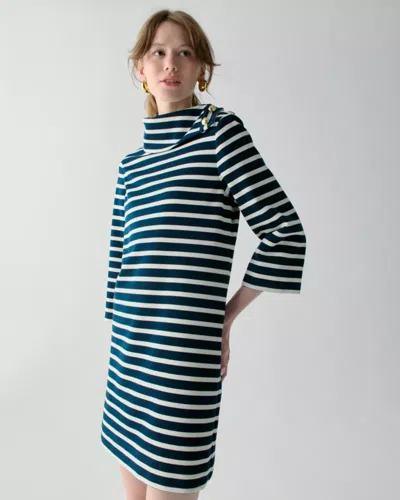Kate Spade Outlet Sailing Stripe Ponte Dress In Multi