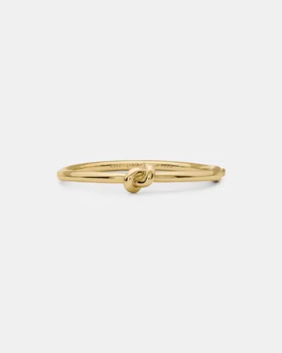 Kate Spade Outlet Sailor's Knot Hinge Bangle In Gold