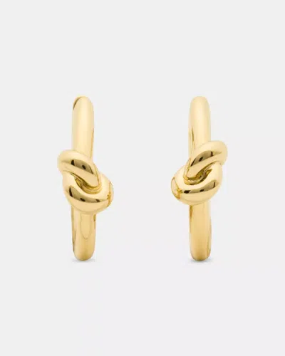 Kate Spade Outlet Sailor's Knot Huggies In Gold