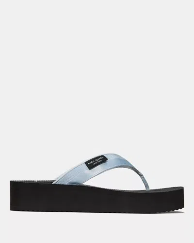 Kate Spade Outlet Sam Icon Platform Flip Flop Sandal In Blue