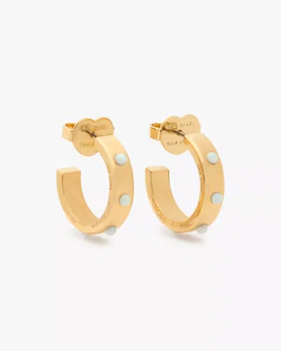Kate Spade Outlet Set In Stone Huggies In Gold