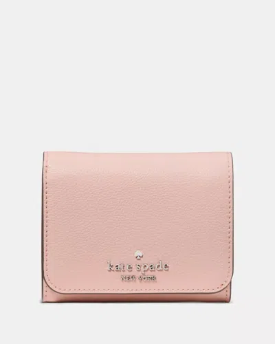 Kate Spade Outlet Small L-zip Flap Wallet In Pink