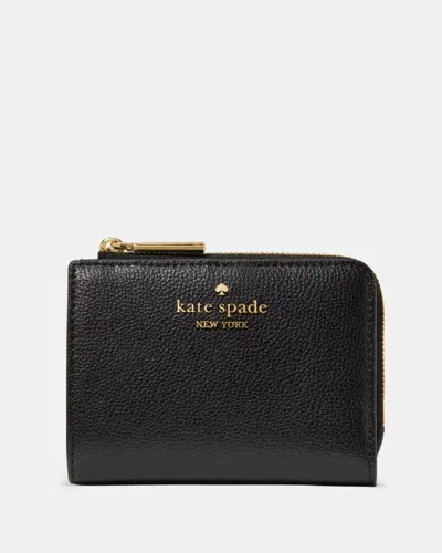 Kate Spade Outlet Small L-zip Wallet In Black