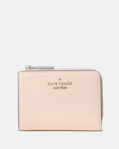 Kate Spade Outlet Small L-zip Wallet In Pink