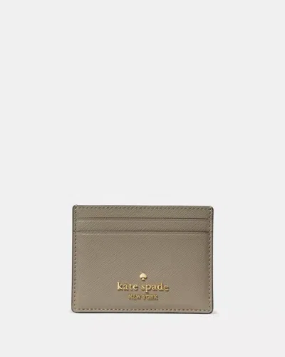 Kate Spade Outlet Small Slim Card Holder In Brown