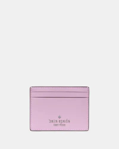 Kate Spade Outlet Small Slim Card Holder In Purple