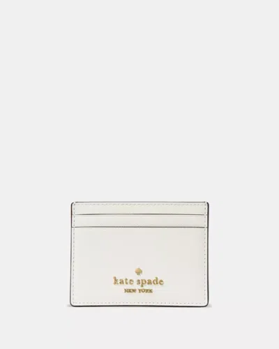 Kate Spade Outlet Small Slim Card Holder In White