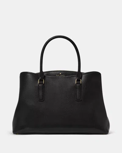 Kate Spade Outlet Thompson Street Satchel Bag In Black