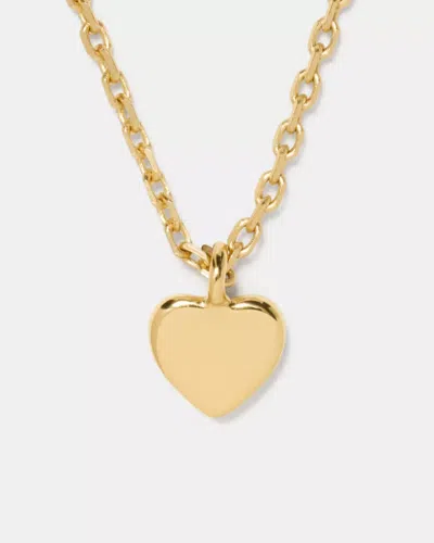 Kate Spade Outlet You're A Gem Metal Mini Heart Pendant In Gold